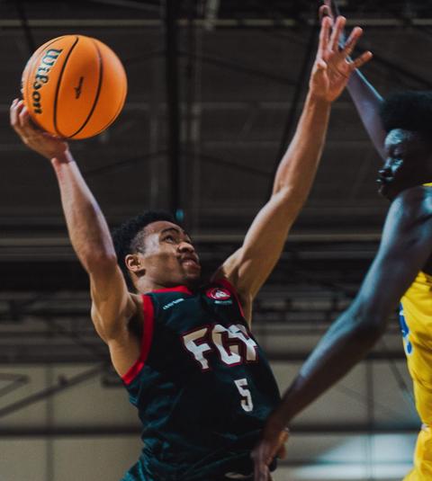 Kylin Green in FCP Spartans jersey — Florida Coastal Prep alumni