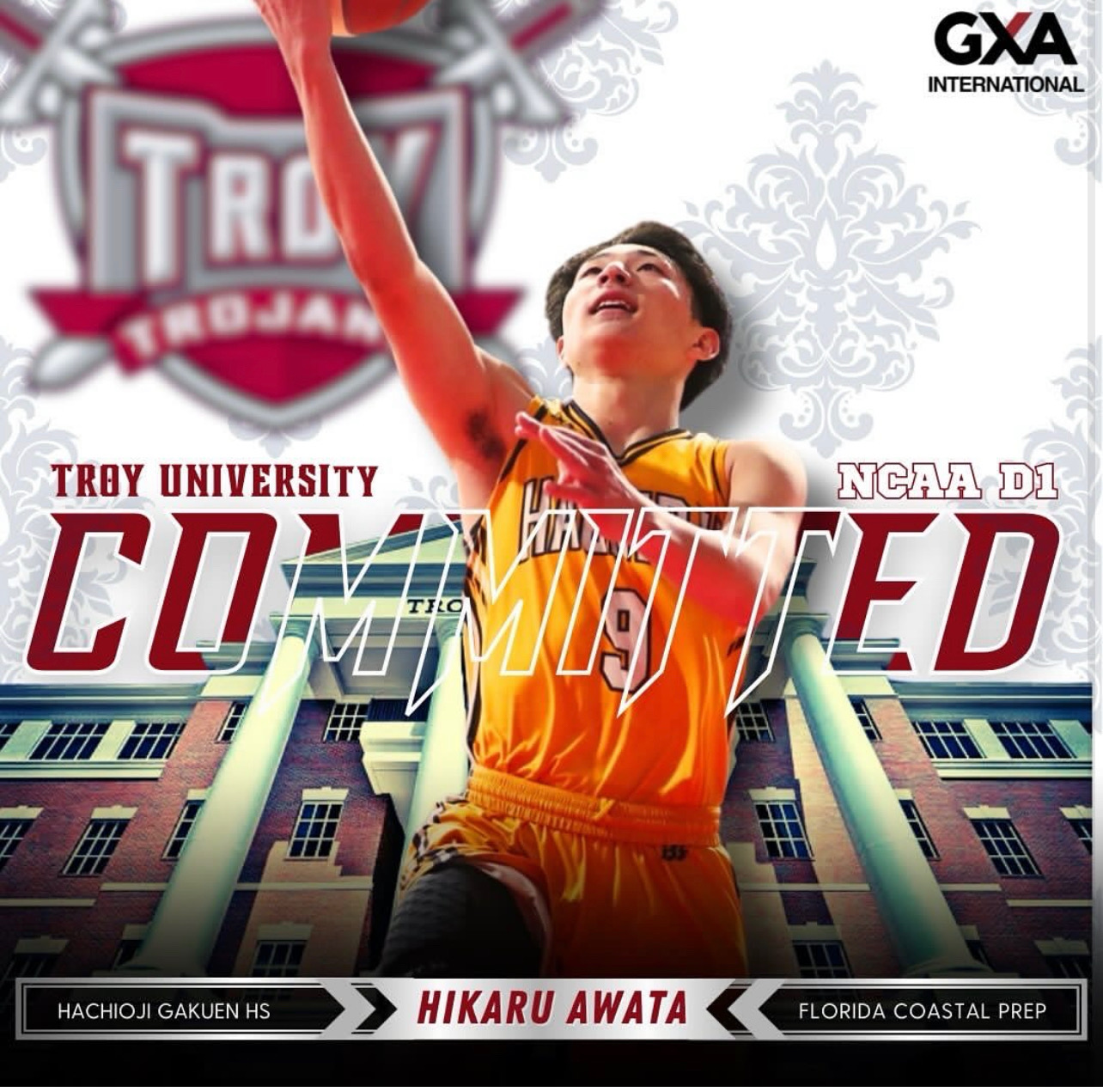 Hikaru Awata Commits to Troy University (NCAA D1 — Sun Belt Conference)