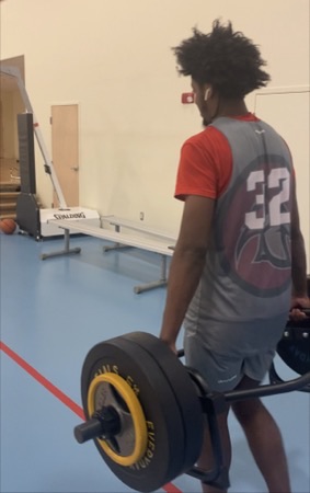 Brandon Maclin training at the Spartan Training Center, Florida Coastal Prep, Fort Walton Beach, Florida